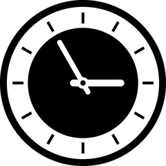 Mechanical clock icon. Time symbol. Clock Time Sign Icon Mechanical Watch Symbol. Vector illustration.