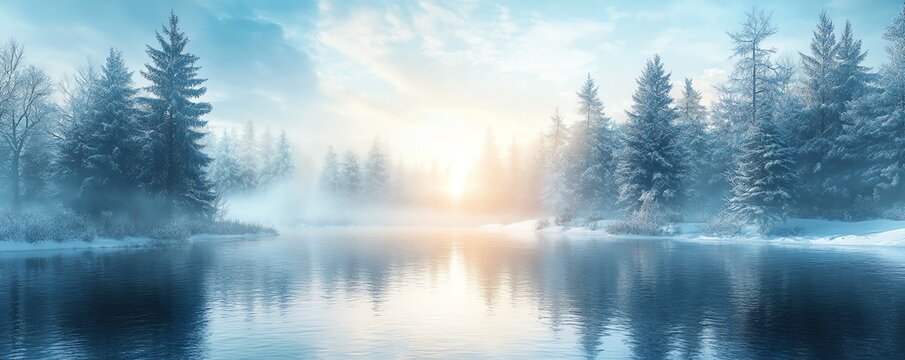 A Winter Themed Event Flyer