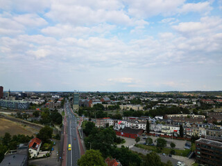 Fototapeta premium Urk’s Iconic Lighthouse and Historic Streets Revealed.