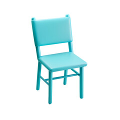 Chair transparent background room decoration material
