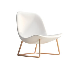 Chair transparent background room decoration material

