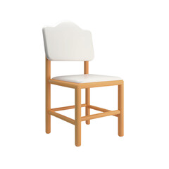 Chair transparent background room decoration material
