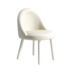 Chair transparent background room decoration material
