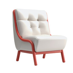 Chair transparent background room decoration material

