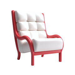 Chair transparent background room decoration material
