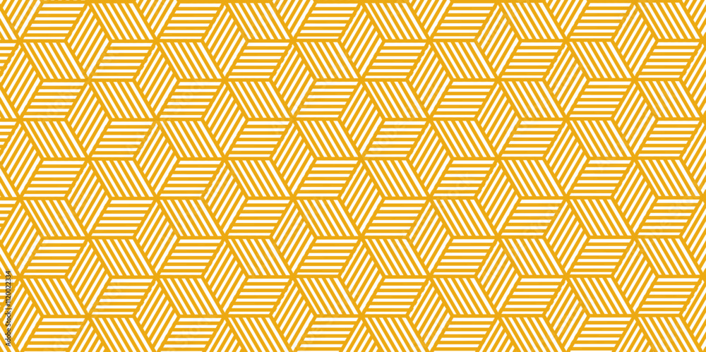 Leinwandbilder abstract geometric pattern with stripes, lines. seamless vector background. simple lattice graphic d