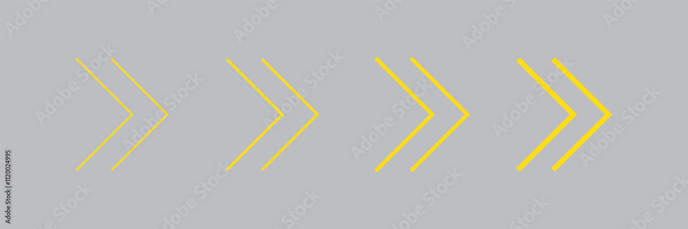 Canvas Prints arrows set. right arrow icons set. set different black arrows or web design. top. trend. arrow icon.