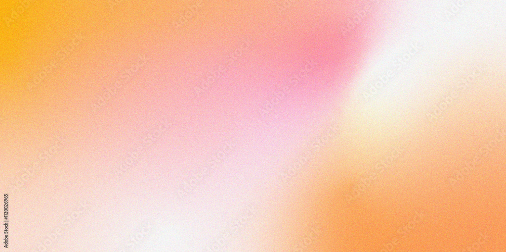 Aufkleber Abstract background vector with simple pastel gradient color. Retro Vintage grainy Gradient Noise Texture Background pink and orange Modern Screen Design for Mobile App, Vector Illustration.	