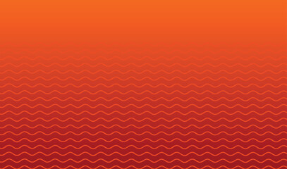 Red gradient background with waves