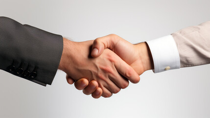 Business agreement handshake hand gesture