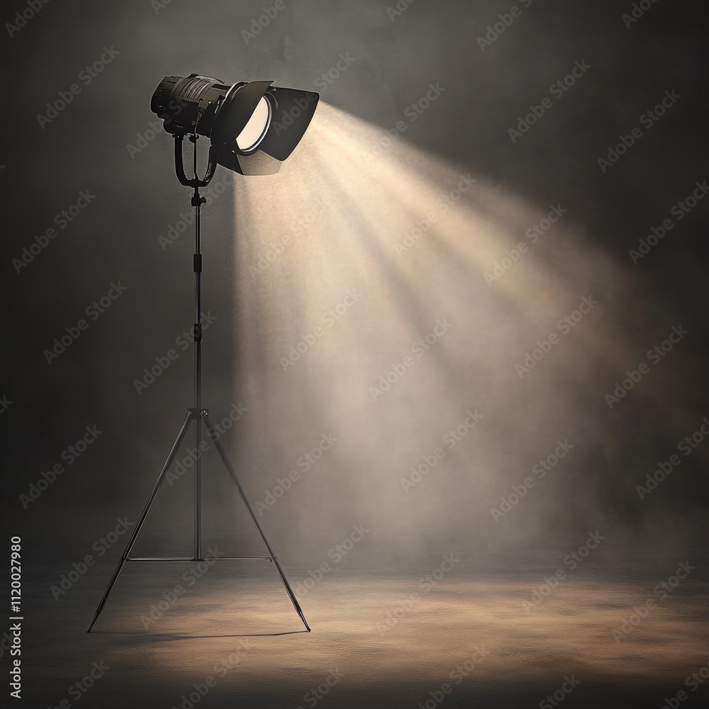 Poster the vector set of light includes a light source, studio lighting, walls, and a png. it also includes