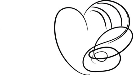 Heart drawing