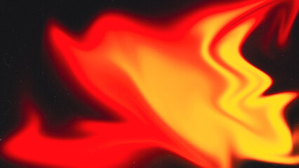 Abstract grainy wallpaper. Shining blurred fire color flow banner poster cover design. Background with noise texture effect.