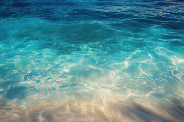 Crystal Clear Shallow Ocean Waters