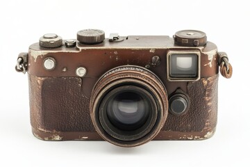 vintage camera white background