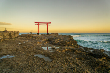 伊豆　白浜の鳥居
