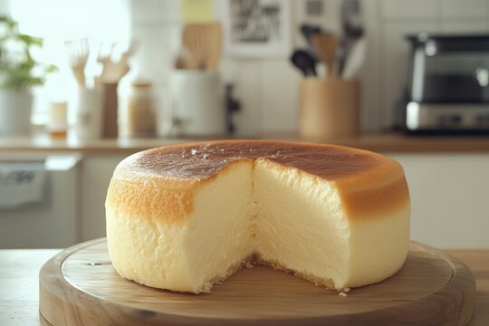 Deliciously Light and Fluffy Japanese Cheesecake