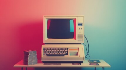 Retro Computer Setup: A Blast from the Past
