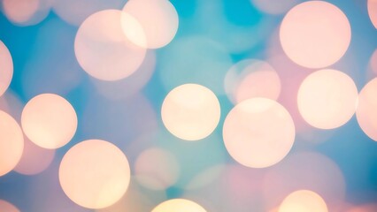 Image is an abstract style photograph featuring a bokeh effect, characterized by a soft, out-of-focus background with circular light spots.