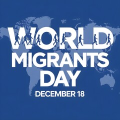 international world migrants day poster design