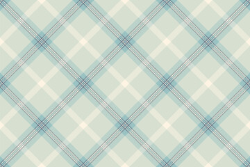 Cosy check textile seamless, oilcloth texture background fabric. Mother tartan plaid pattern vector in white and pastel colors.