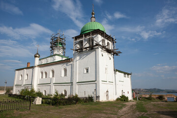 Russia Sviyazhsk view on a cloudy summer day