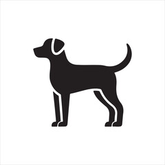 dog silhouette vector