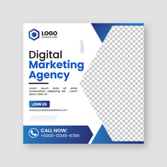 Digital business marketing agency social media posts banner design and minimal square banner template, ads, flyer design for promotion your corporate company and digital marketing agency