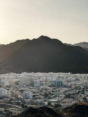 Khor Fakkan mountain summit view