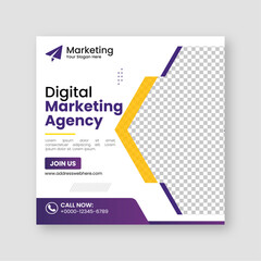 Digital business marketing agency social media posts banner design and minimal square banner template, ads, flyer design for promotion your corporate company and digital marketing agency