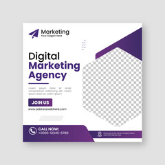 Digital business marketing agency social media posts banner design and minimal square banner template, ads, flyer design for promotion your corporate company and digital marketing agency