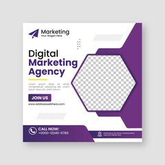 Digital business marketing agency social media posts banner design and minimal square banner template, ads, flyer design for promotion your corporate company and digital marketing agency