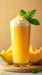 Fototapeta premium Refreshing Melon Mint Smoothie