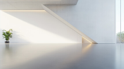 Modern Minimalist Interior with Natural Light