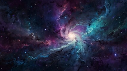 "Cosmic Abstract Space Theme"