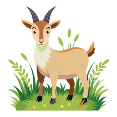goat-long-grass-white-background (1).eps