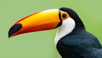 Naklejka premium toucan on a branch