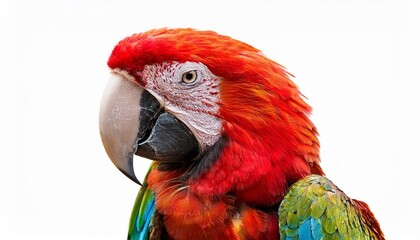 Fototapeta premium red and yellow macaw ara ararauna