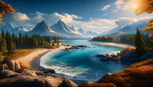 Paisajes naturales, monta&ntilde;as, playas y bosques