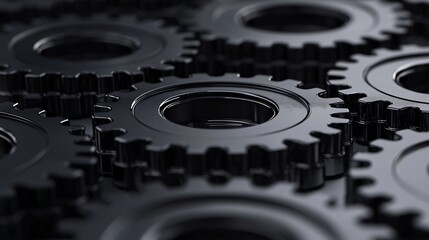 material gears machinery cogs engineering mechanism efficiency performance manufacturing.






