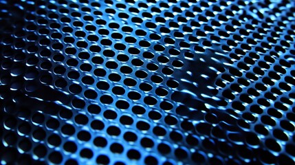 abstract metallic grid