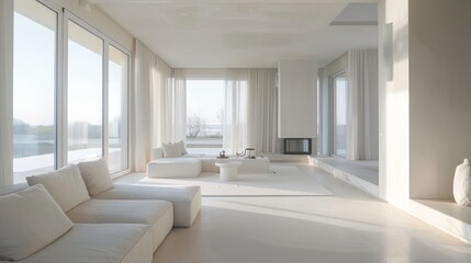 Fototapeta premium elegant minimalist home interior