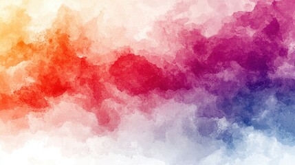 Obraz premium Vibrant colorful abstract cloud painting digital art contemporary style artistic environment aesthetic viewpoint creative concept