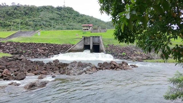 Cascade river known as Lata Kashmir in Jeli, Kelantan - Malaysia. 