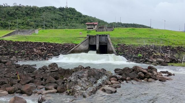 cascade river known as Lata Kashmir in Jeli, Kelantan - Malaysia. 