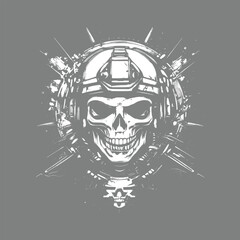 Flat design soldier silhouette Veterans Vector