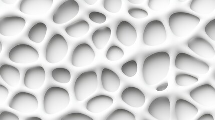 White circles on white background, abstract minimalist texture for modern design and subtle backgrounds
