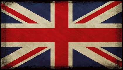 Fototapeta premium Old vintage UK flag