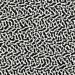 Black And White Mottled Jungle Camouflage Pattern
