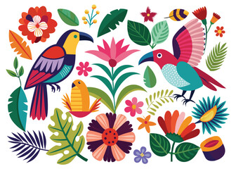 tropical-birds-and-flowers-pictograms-set--white-b.eps